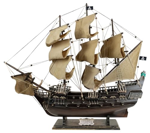SAILINGSTORY Wooden Pirate Ship Model Black Pearl 27