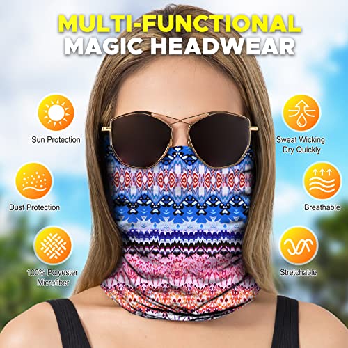 Image of JOEYOUNG Headwear, Bandana, Neck Gaiter Head Wrap Headband Balaclava Magic Scarf