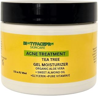 Gel hidratante facial para tratamiento del ac...