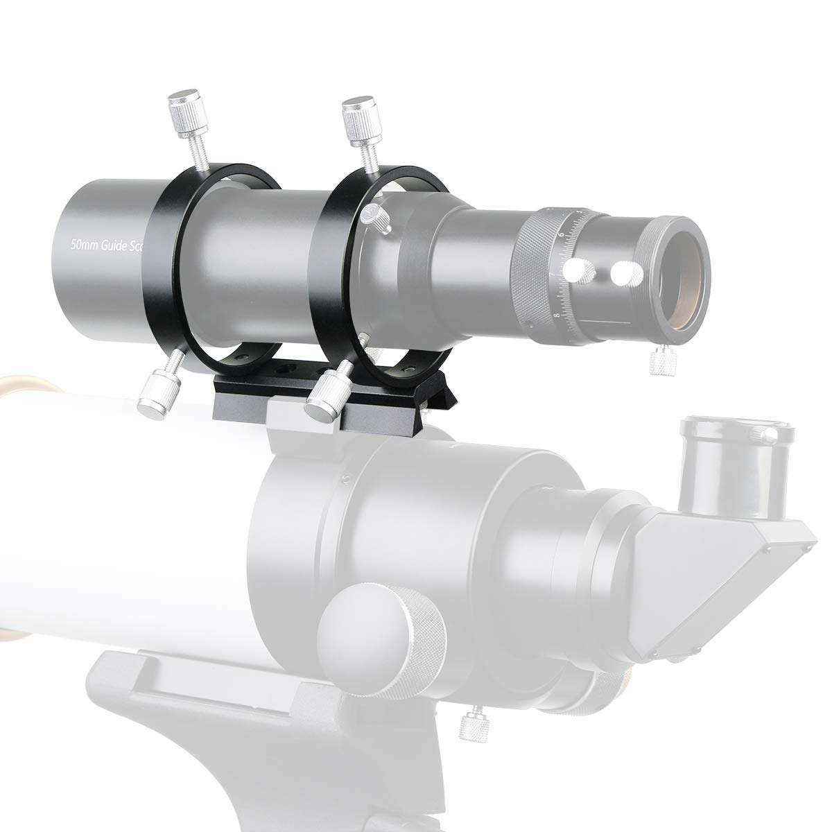 SVBONY SV116 - Juego de Anillos de guía para telescopio (43 mm a 70 mm, 2 Unidades) | Para tubos telescópicos de diámetro o buscadores de 43 mm a 70 mm, anillos de tubo telescópico de metal sólido