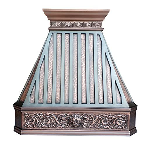 CT Copper Tailor Copper Range Hood 36Inch Wide 36Inch High,Wall