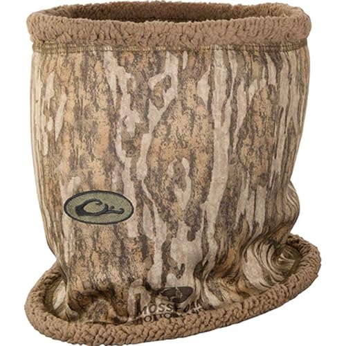 Drake Waterfowl Unisex Sherpa Fleece Neck Gaiter - Warm Durable Non-Binding Cold-Weather Outdoor Hunting Neck Scarf, OSFM