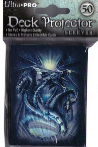 Navy Diamond Dragon Deck Protectors (50 ct.)