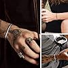 XUANPAI Nordischer Wikinger Schmuck Nordisches Armband für Männer Schutzamulett Mobius Armreifen Valknut Vikinger Talisman Armband Geburtstagsgeschenk #3