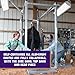 Heavy-Duty Livestock Blocking Cattle Chute with Head Lock, Collapsible, Powder-Coated Frame, Spring-Loaded Rod for Secure Transport & Safe Animal Handling