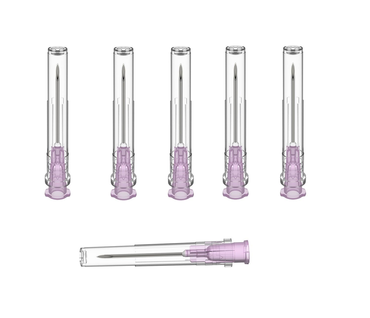 100 Stück 18 Ga 2,5 cm Nadel Luer-Lock industrielles Dosierzubehör, einzeln verpackt für wissenschaftliche, industrielle Dosier-Laborwerkzeuge