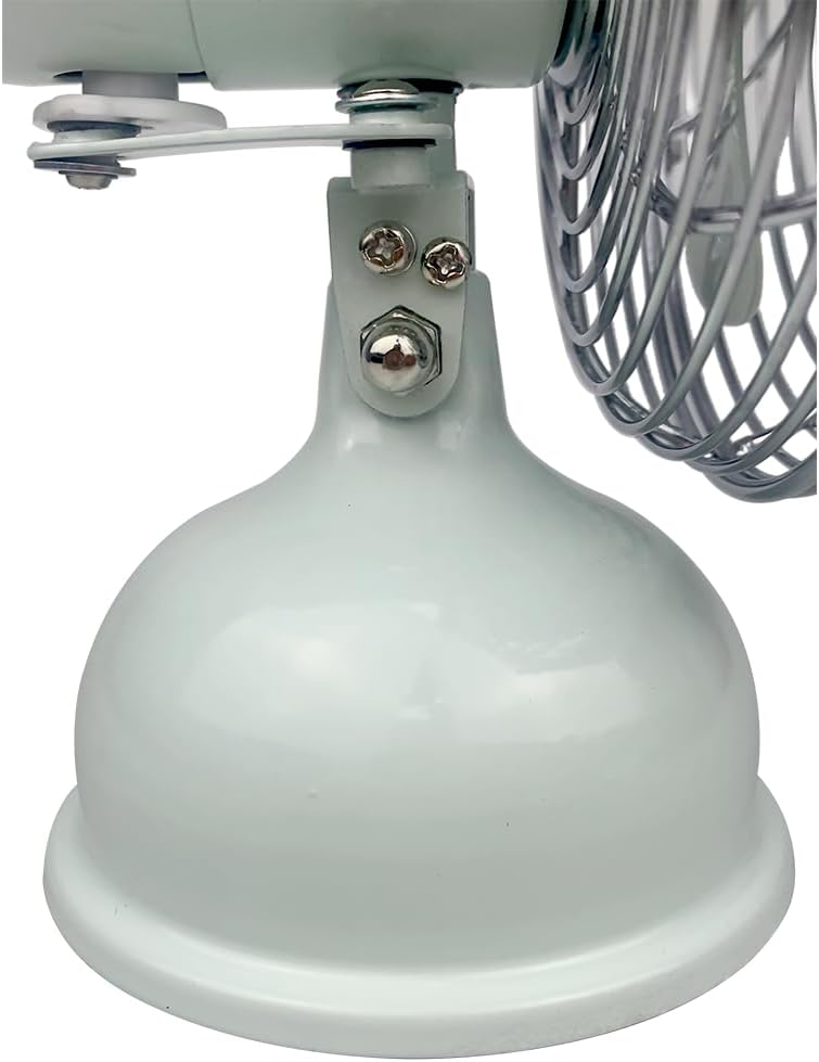 Good Housekeeping 5" All-Metal (92524) USB Desktop Laptop Nightstand Fan with Oscillation (Breezewave)
