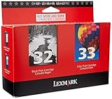  3 x Lexmark 18 C0532 # 32/# 33 Twin Pack Tintenpatronen