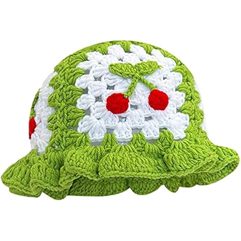 JUENAWMIU Handmade Crochet Bucket Hat Cover