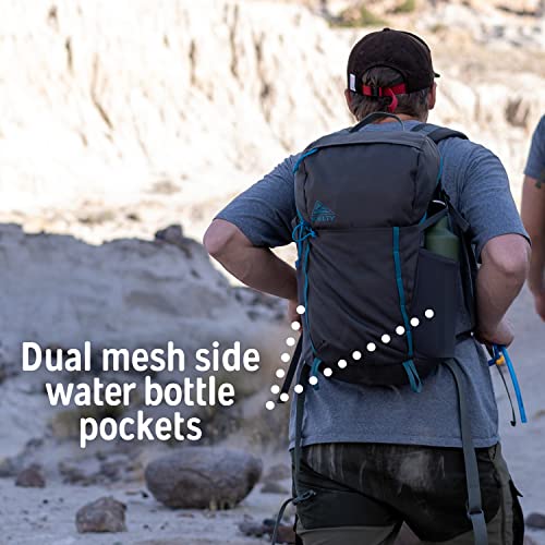 Image of Kelty Asher Backpack, Daypack to Multi-Day Backpacking Capacity, Hiking, Lightweight Travel Pack, Internal Frame (24L Moss)