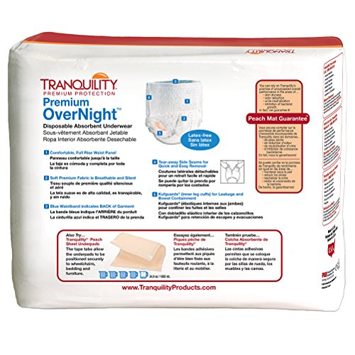 Tranquility Prem Overnight Disp Absorb Underwear Xs 88Ct #TOP1