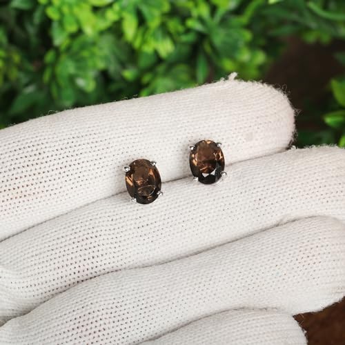 GEMHUB Womens Sterling Silver Earrings 2.15-8.85 Carat Natural Gemstone Earrings Stud Earrings for Women4