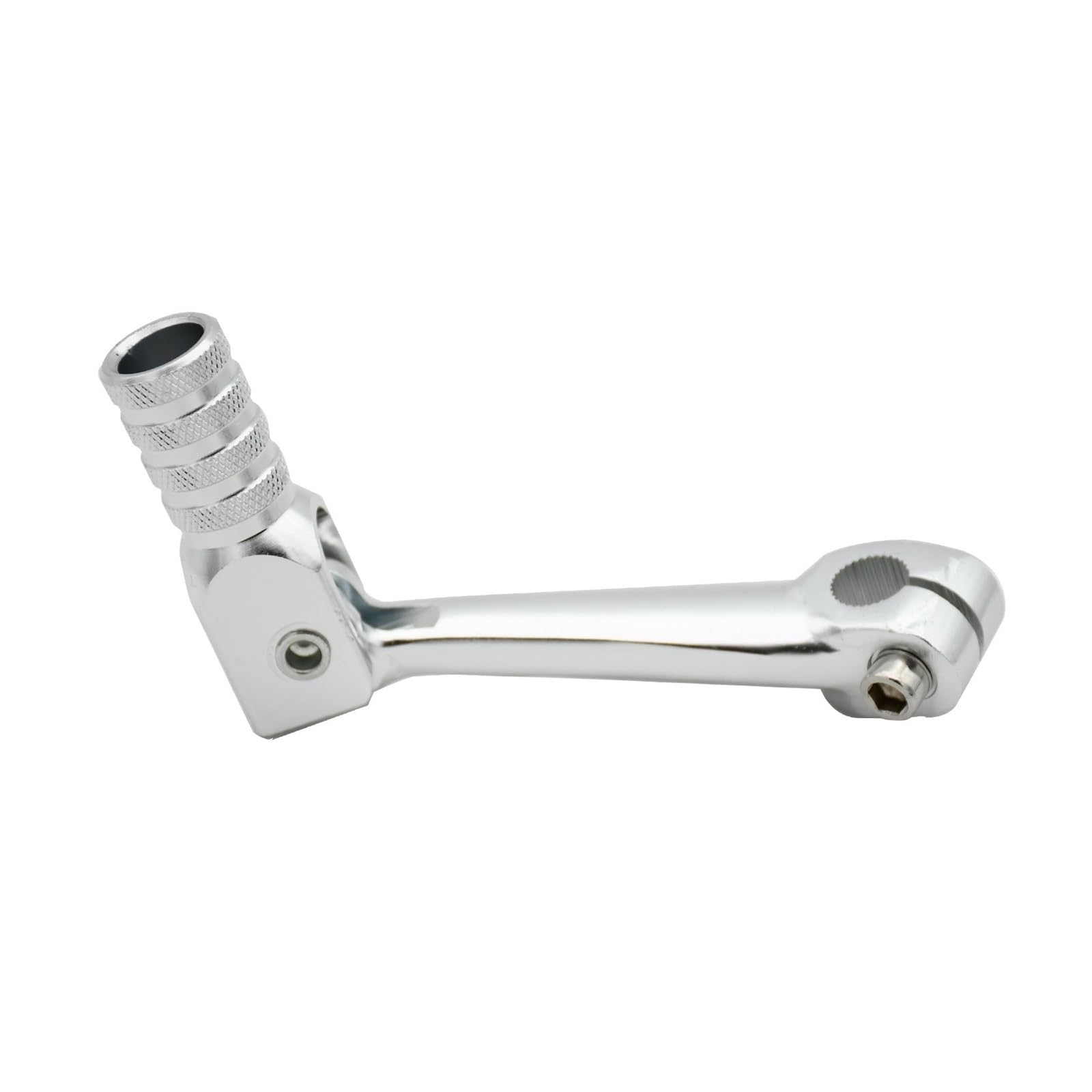 Uuipip Silver Motorcycle Gear Shift Lever Motorcycle Folding Gear Shift Lever For T2 T4 T4l Atv For 110Cc 125Cc 150Cc 200Cc 250Cc Universal Parts