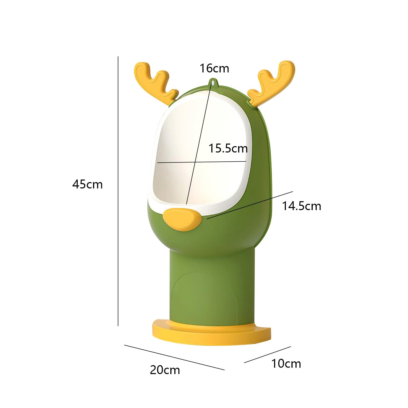 Orinal de Pie para Niños, Verde, Individual