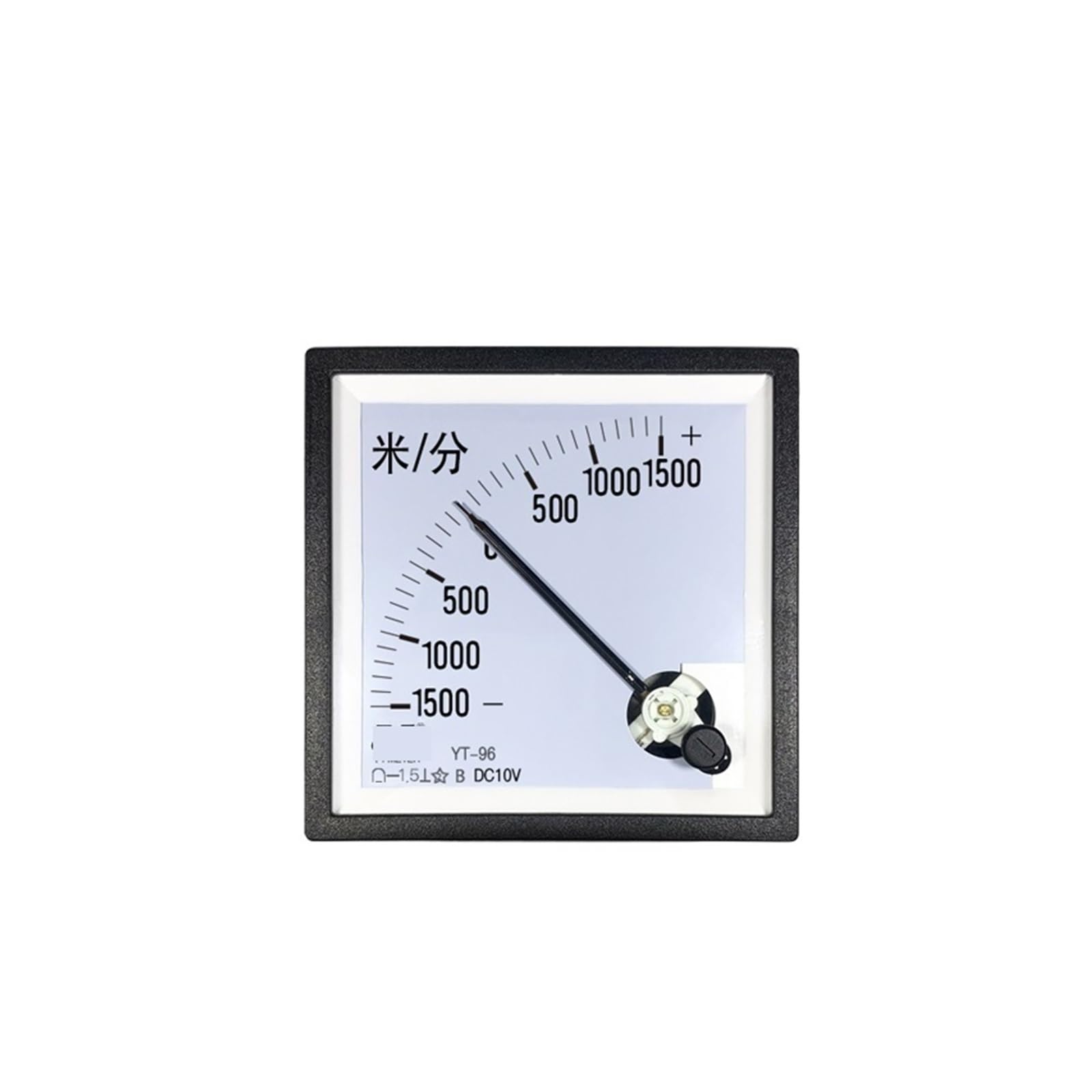 NURII Cp96 10v Positive and Negative Tachometer, 1500 RPM/min, Bidirectional 1000 Meter Meter ±200m/min Sq96dh96(-15M to 15M 10V)