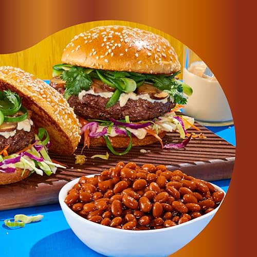 Image of BUSH'S BEST 16 oz Canned Barbecue Baked Beans, Source of Plant Based Protein and Fiber, Low Fat, Gluten Free, (Pack of 12)