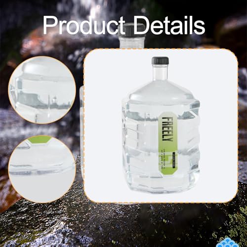 Réservoir d'eau haute transparence 15 L anti-fuite avec couvercle à vis robuste