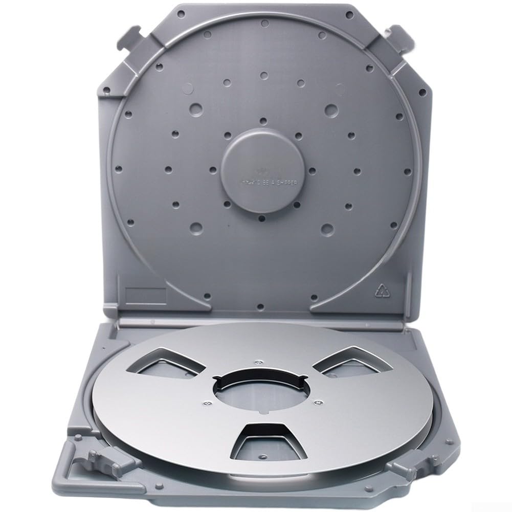 Caja de almacenamiento de cinta de carrete a carrete, caja de casete para cinta de audio, contenedor de almacenamiento de carrete de cinta magnética, caja de almacenamiento de grabadora de cinta