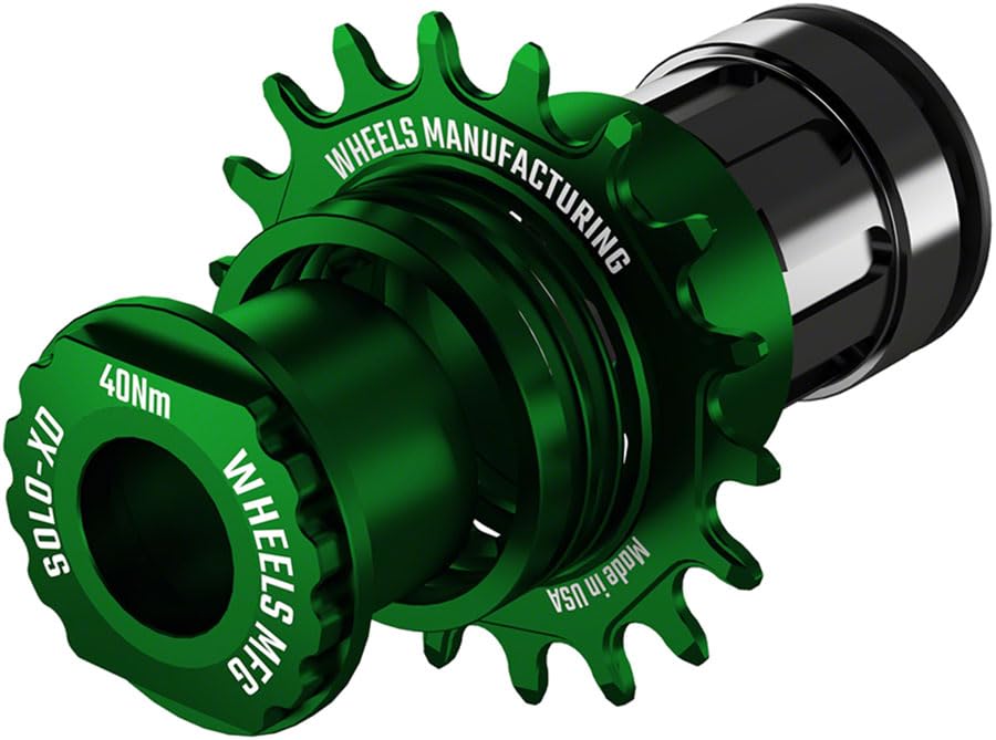 Wheels Manufacturing Solo-XD XD/XDR Single Speed Conversion Kit - 18t, for XD/XDR Freeubs, Green