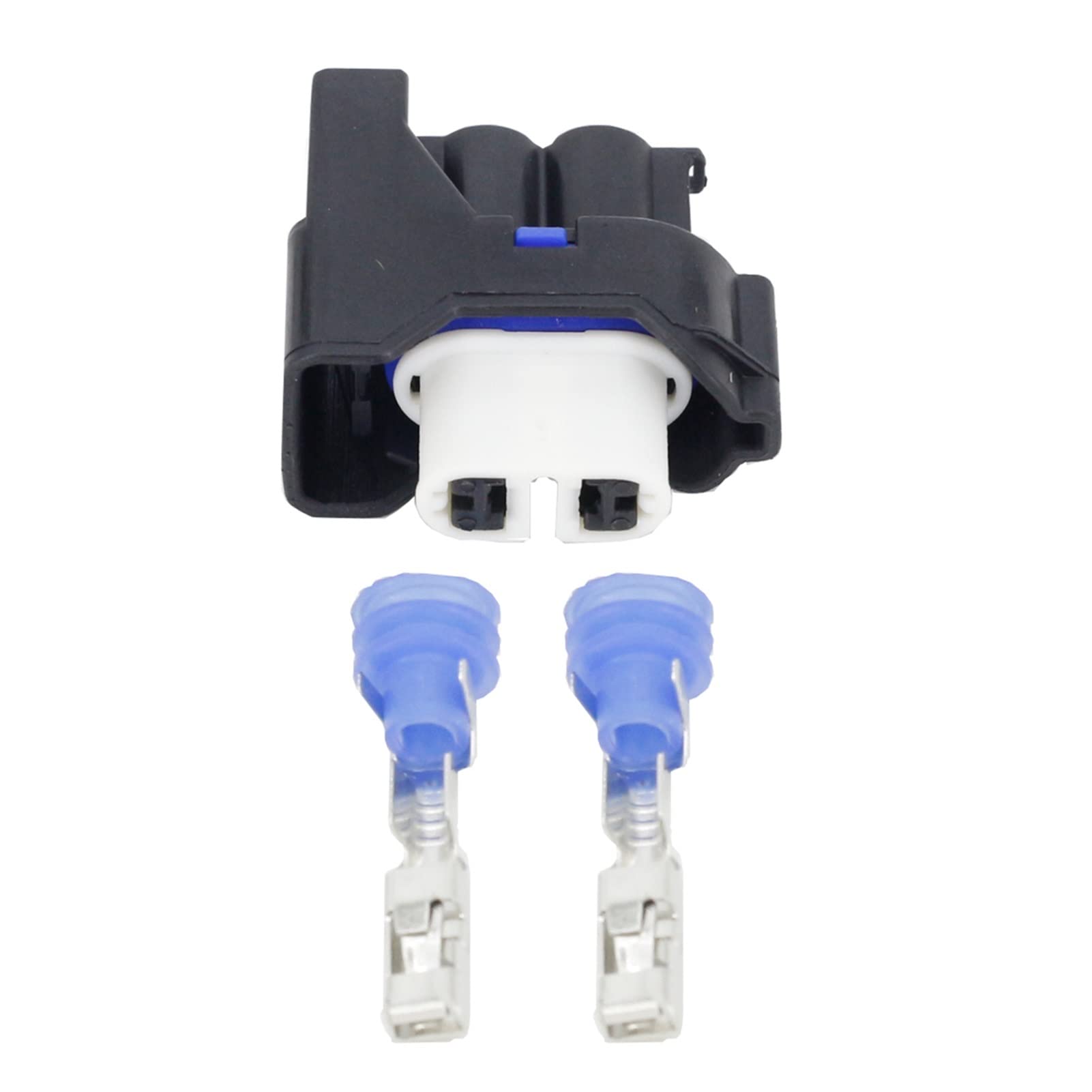 Conector del Conector de 2 Pines Arnés de cableado Automotriz Enchufe del Conector con Terminal DJ7024Y-2.8-21 (Size : 10 PCS)