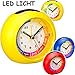 Produktbild alles-meine.de GmbH Kinderwecker / Lernuhr - Analog - LED Licht -  bunter Farbmix - für Jungen  - Lernwecker - + -1 Minuten Schritten Anzeiger - Lichtwecker - Lernzifferblatt -..