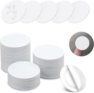 50Pcs NFC Tags NTAG215 Chip Programmable NFC Tags Sticker 25mm Coin Blank Cards with Adhesive Back, 504 Bytes Memory Compatible with NFC Enabled Phones and Devices