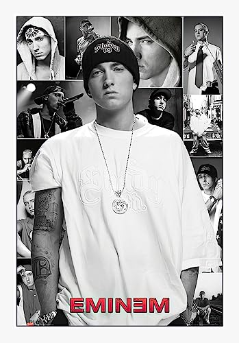 Eminem - Music Poster/Print (Photo Collage/The Slim Shady) (Size 24' x 36')
