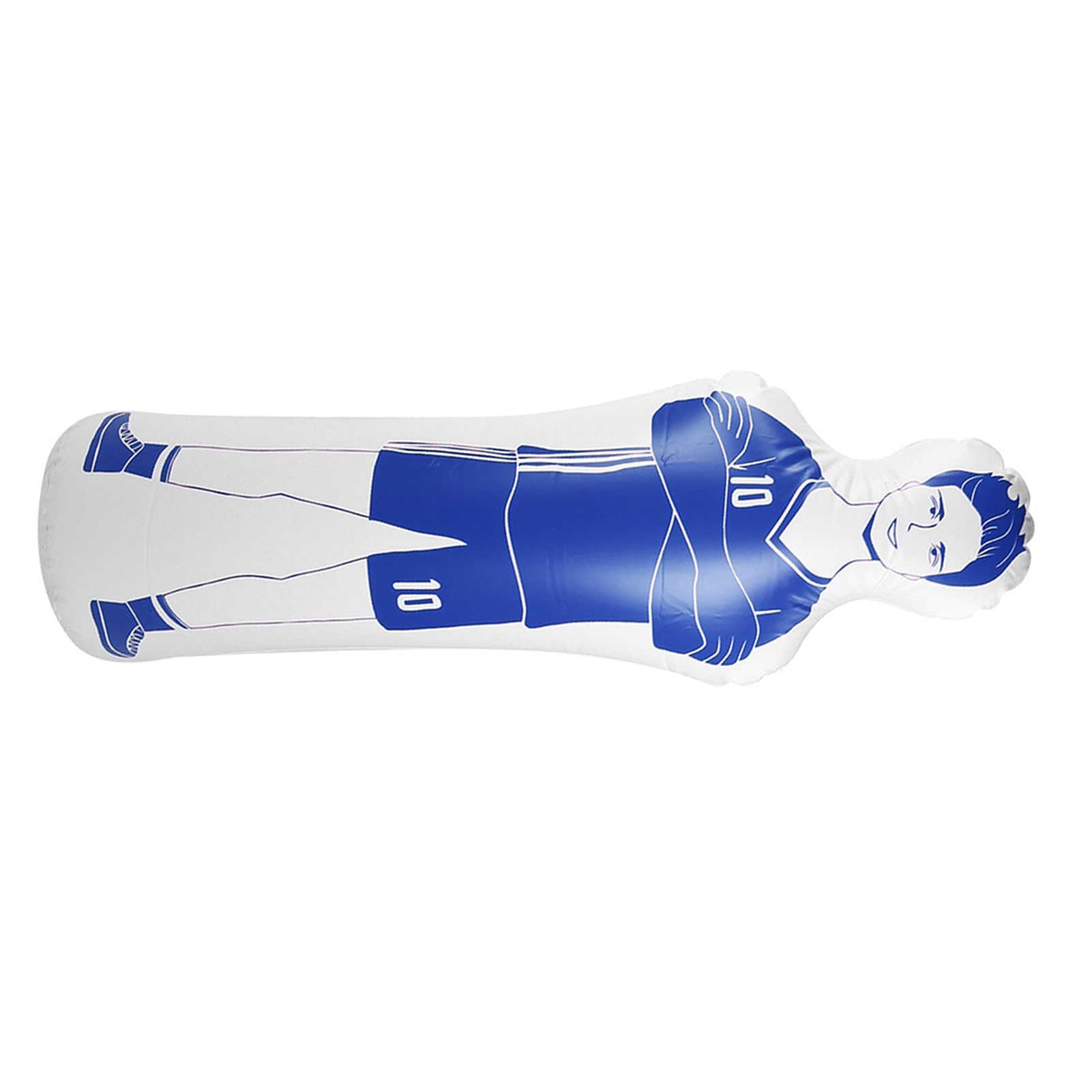 Ejoyous Football Formation Mannequin Gobelet Gonflable Football 0.35m PVC Boxe Sac De Frappe 40x160cm pour Football Formation But Gardien De But Pratique Gonflable Football Formation
