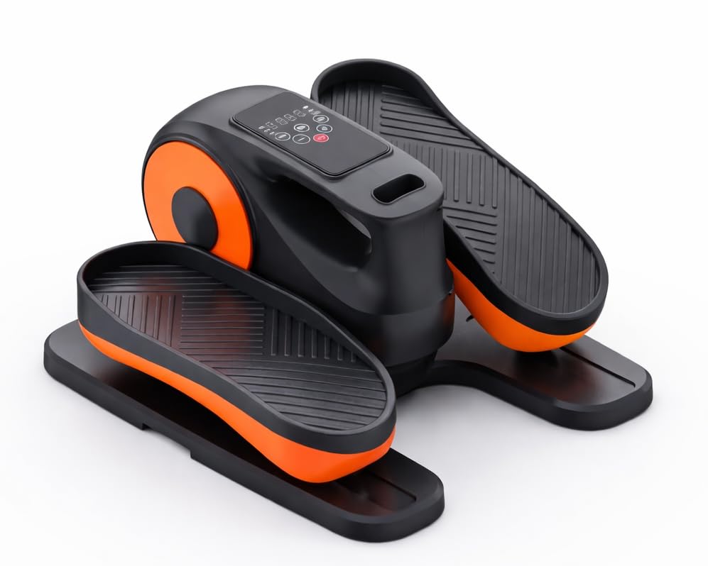 Under Desk Elliptical Machine for Home & Office, Automatic Seated Leg Pedal Exerciser, Quiet Portable Mini Cycle with 12 Adjustable Speeds, LCD Display & Remote Control, Low Impact Leg Workout-image-31
