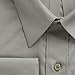 Gentlemens Collection Men's French Cuff Solid Dress Shirt (Cufflink Included) (Smoke Grey, 18 Neck 34/35