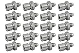Allstar ALL50100-20 Steel -3 AN Male to 3/16 Inverted Flare Female Brake Line Adapter Fitting, (Pack
