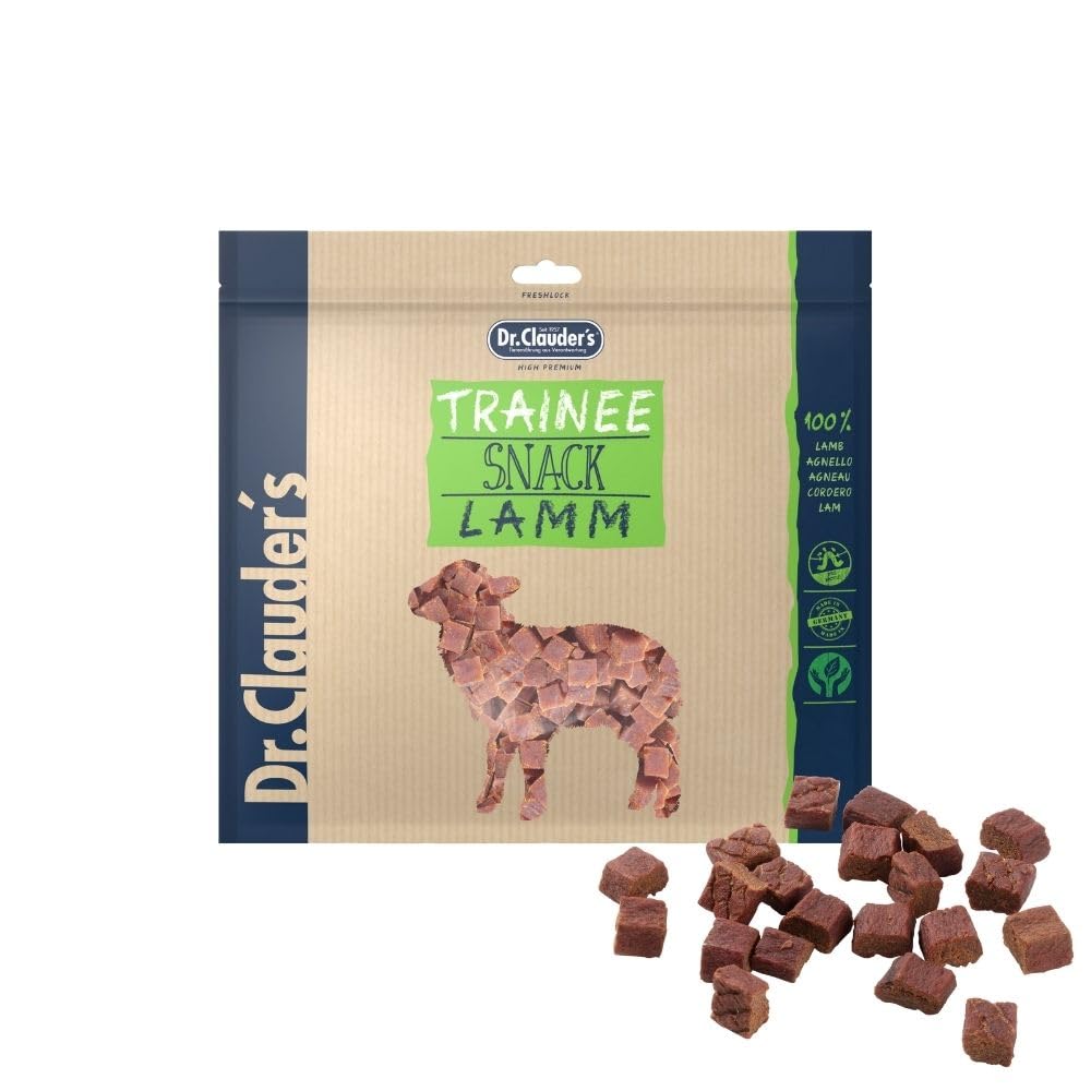 Trainee Snack Agnello | Snack per Cani e Gatti | 2 x 500 g | Con FOS
