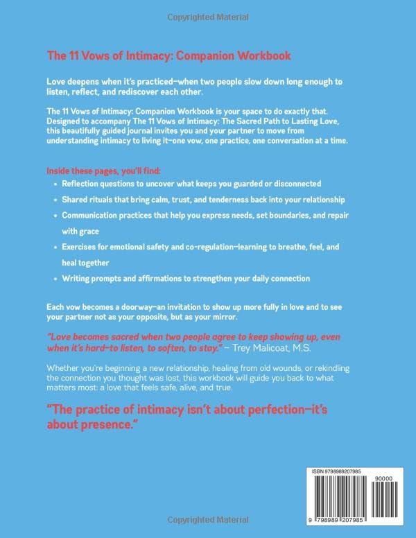 The 11 Vows of Intimacy--WORKBOOK: The Sacred Path of Lasting Love - Image 2