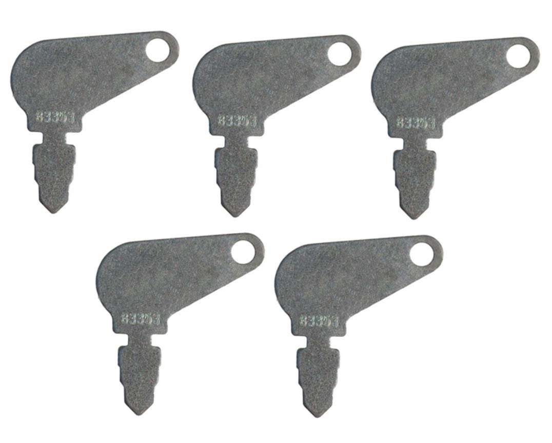 A.A 5 Pack Ignition Keys for Tractor, Replaces Part # 83353, R30074, B17575, 70306