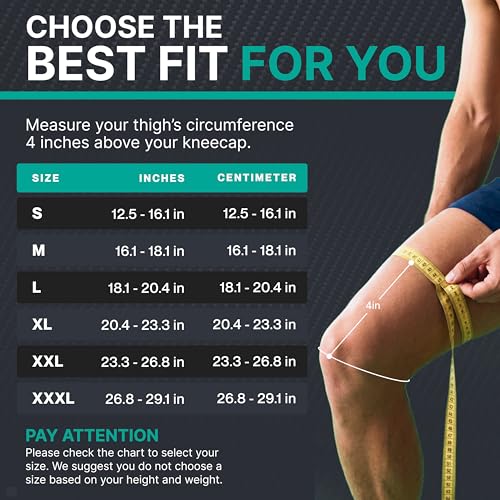 Image of Modvel Compression Knee Brace for Women & Men - 2 Pack Knee Brace for Women Running Knee Pain, Knee Support Compression Sleeve, Workout Sports Knee Braces for Meniscus Tear ACL & Arthritis Pain Relief