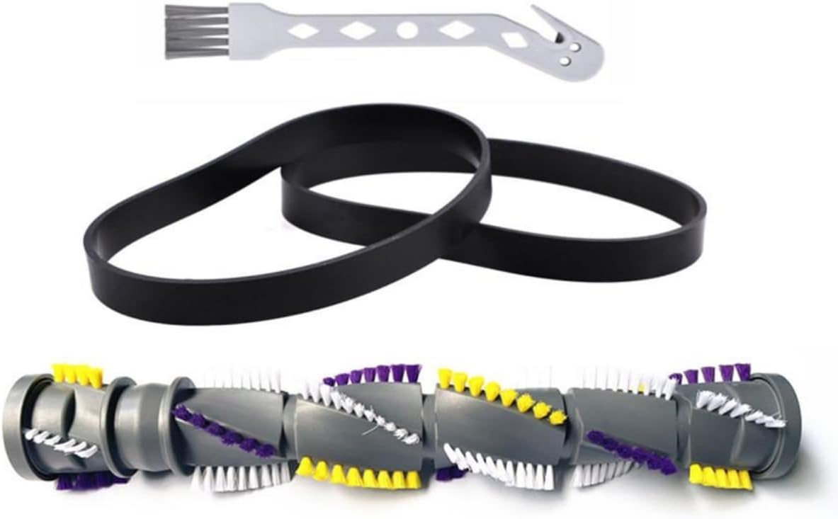 Replacement Brush roll Belt Part Compatible with bieesll Cleanview Swivel Pet Crosswave 2252 2254 2489 22543 24899 1327 3313 3534 1333 1813 1820 2191 2190 1700 2691 Replace Part No. 2038072 1604545 Roller brush+Belt (1+2+1)