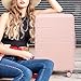 Japovker Luggage Sets 3 Piece, Pink Lightweight & Durable Suitcases with Spinner Wheels & TSA Lock, Expandable PC+ABS Hardshell Suitcases for Travel, Business, Women (Pink, 3 Piece Set)
