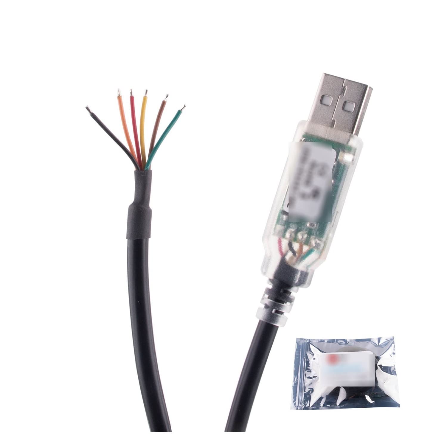 USB A Rs485 Cable adaptador del convertidor de puerto serie 6 Pin Wire End Ft-di Chip admite Windows 10 8 7 XP Y M-A-C O-S