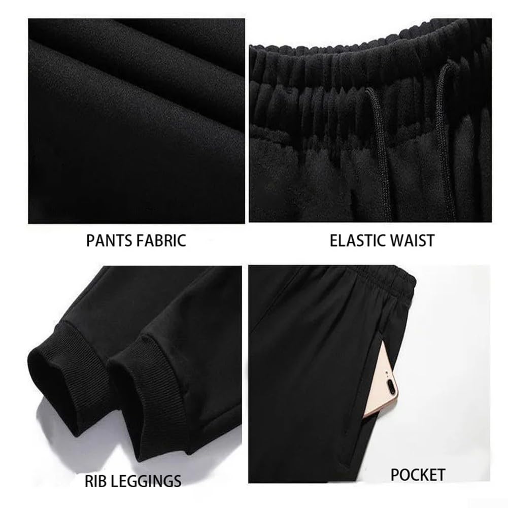 Pantaloni casual da uomo con fascia alla caviglia | Pantaloni sportivi da corsa traspiranti da uomo