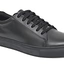 Black Casual Leather School Shoes for Boys in Sneaker style (AI-7001) gallery image