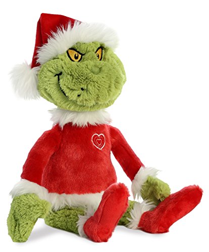 Aurora World 19" Grinch Santa, Green, Red, White #TOP5