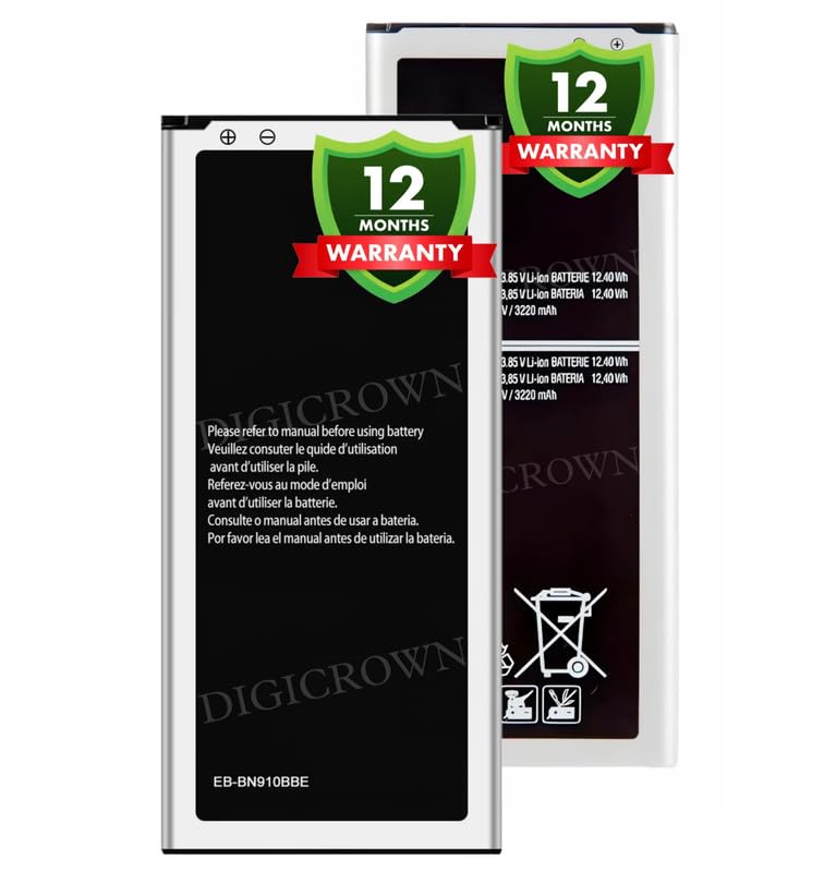 Image of Original EB-BN910BBE Battery Compatible for Samsung Galaxy Note 4 - (3220mAh) - 1 Year Warranty DF7