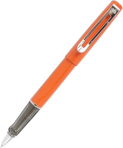 Comfort Grip Metal Pen Barriles Rollerball Pen Instrumentos de escritura fina - Naranja