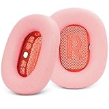 GEVO Upgraded Ear Cushions Replacement Earpads for Apple AirPods Max Headphones, Protein Leather Ear Pads Cover with Memory Foam and Magnet for AirPods Max (Pink)