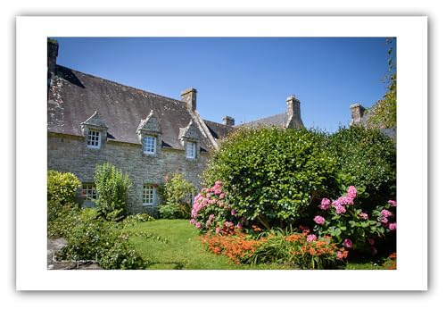 Poster Lokorn/Locronan - Bretagne (France). Affiches Formats 30x40 cm, 40x60 cm ou 50x70 cm. Impression sur Papier Photo. Décoration murale. Paysage. Mer....