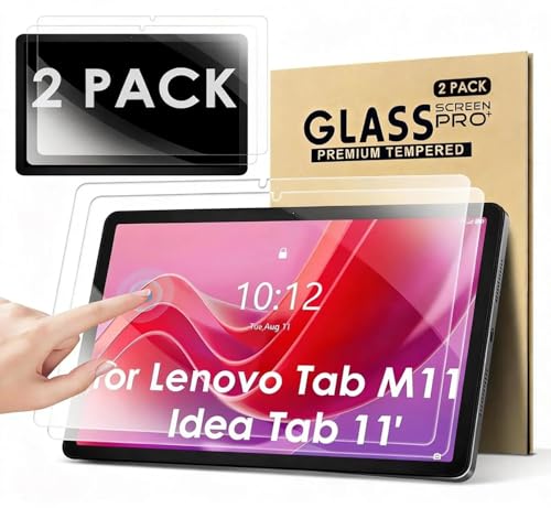 KATUMO 2 protectores de pantalla para Lenovo Tab M11 2024/Lenovo Idea Tab 11'' 2025 (SM-TB336/TB330/TB331/TB335, 9H Antiarañazos, 2 unidades)