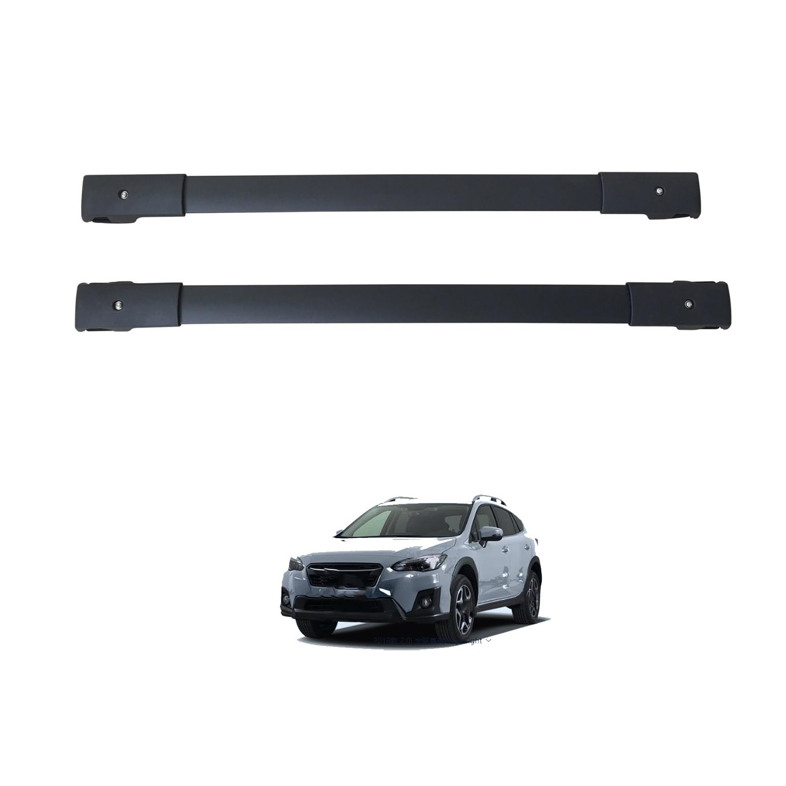 Barras transversales Subaru XV 2014-2018 baca de aluminio portaequipajes para techo