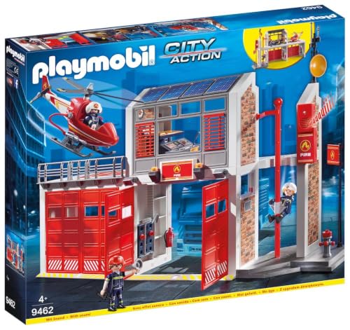 PLAYMOBIL City Action 9462 - Grande Centrale dei Vigili del Fuoco, Dai 5 anni