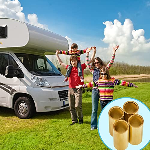 16 Pcs Trailer Leaf Spring Bushing Kit Shackle Bushings Bronze Bushings Trailer Axle Bushing Tools For Trailer Axle Replace Double Eye Springs, Id 9/16" Od 11/16" #TOP6