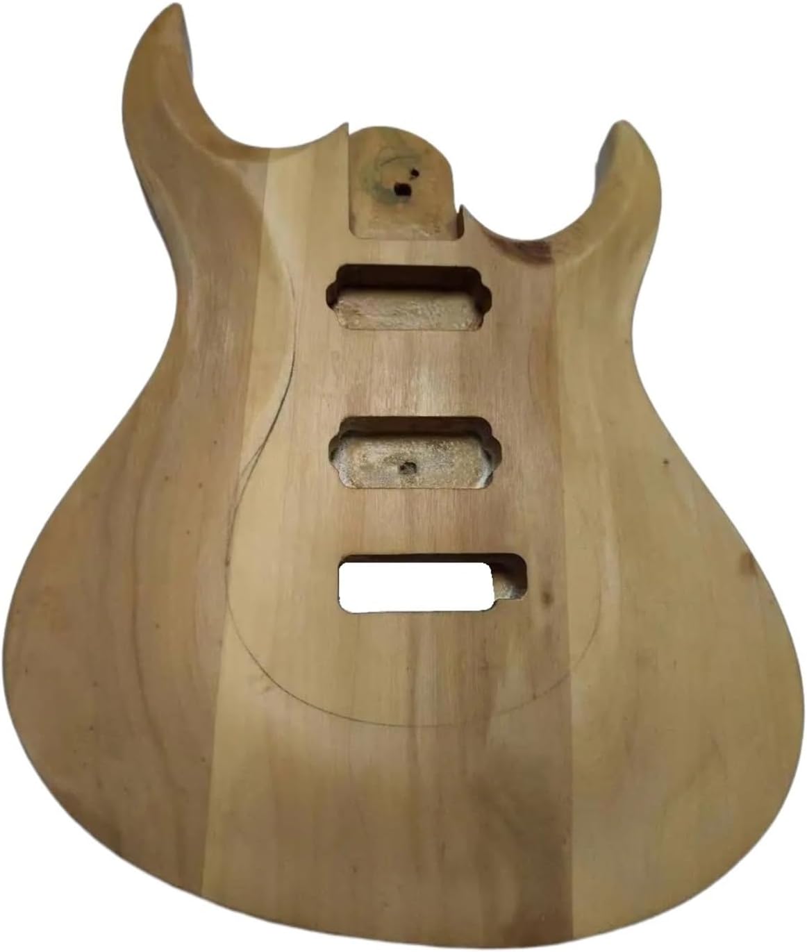 DIY エレキギター未完成ボディギターバレルブランクバスウッドギター